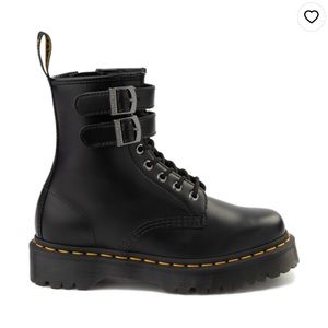 Womens Dr. Martens Buckle Boot - Black